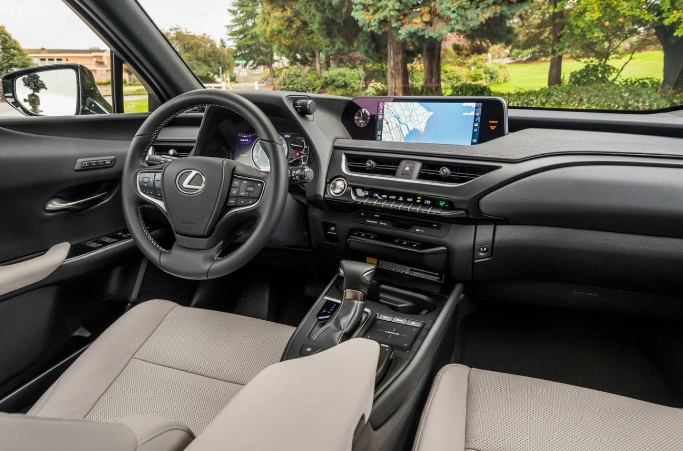 2022 Lexus UX Dimensions Interior
