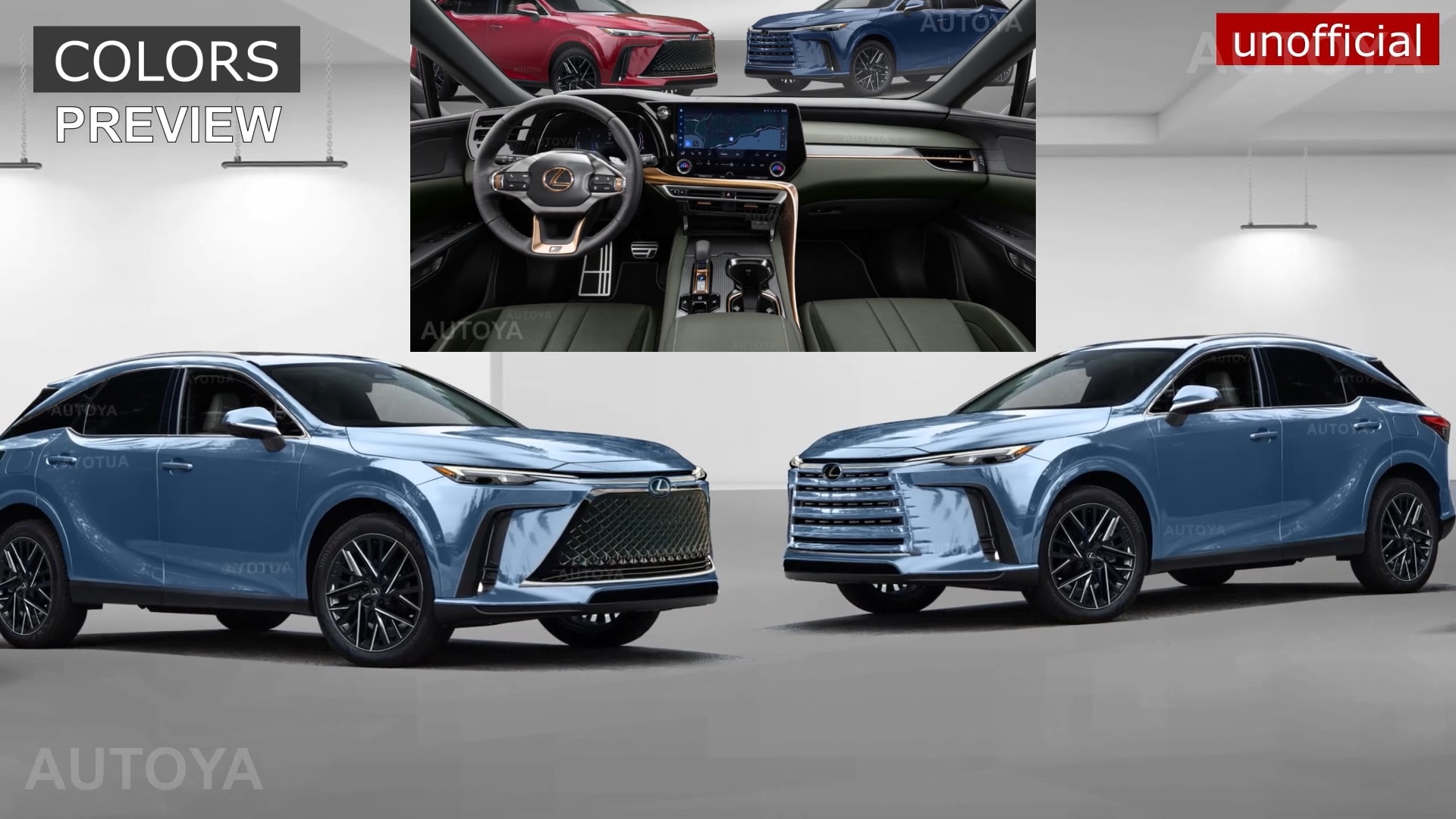 2025 Or 2026 Lexus RX Gets Virtually Refreshed And Digitally Shown From  2025 Or 2026 Lexus RX Gets Virtually Refreshed And Digitally Shown From