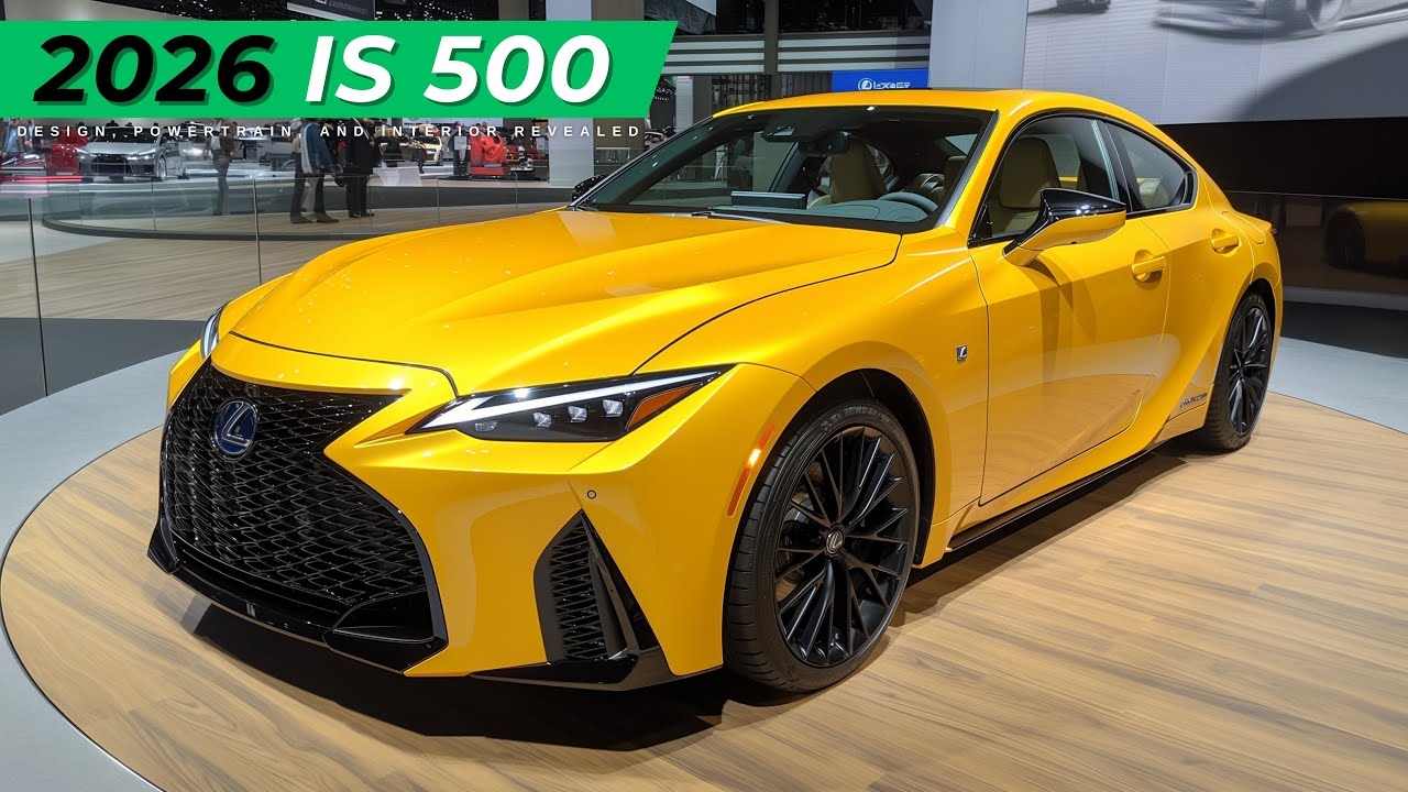 2026 Lexus IS 500 Design Powertrain And Interior Revealed YouTube