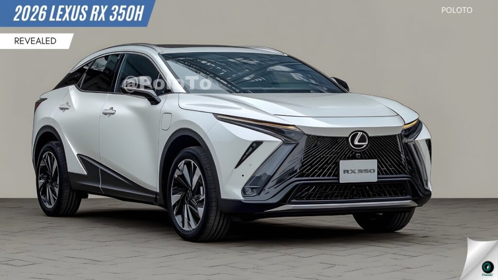 2026 Lexus RX 350h Revealed Hybrid Upgrade On The Iconic RX Model