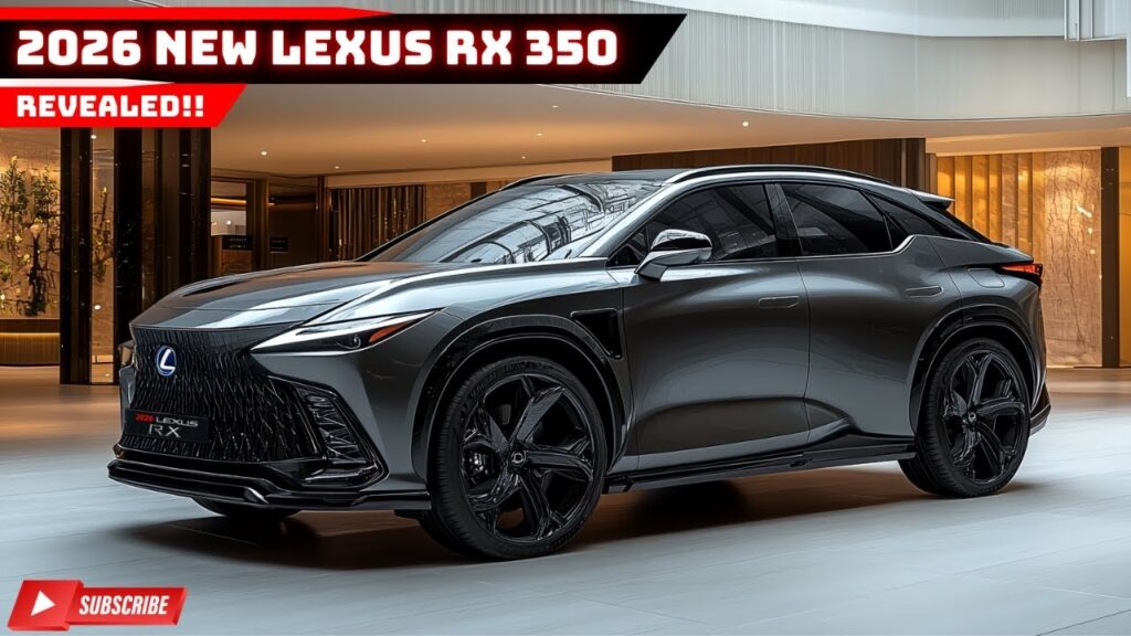 New 2026 Lexus RX Release Date A Glimpse Into The Future Of Luxury