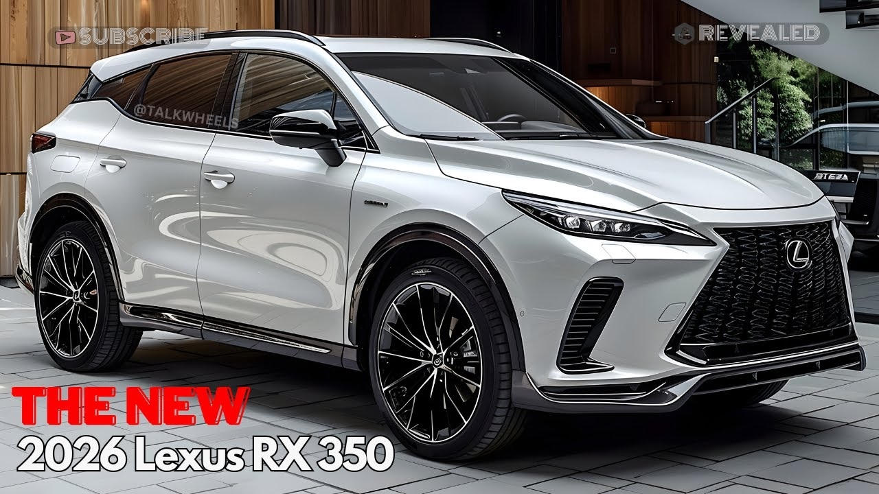 The All New 2026 Lexus RX 350 A Sneak Peek Into The Future Of Luxury 